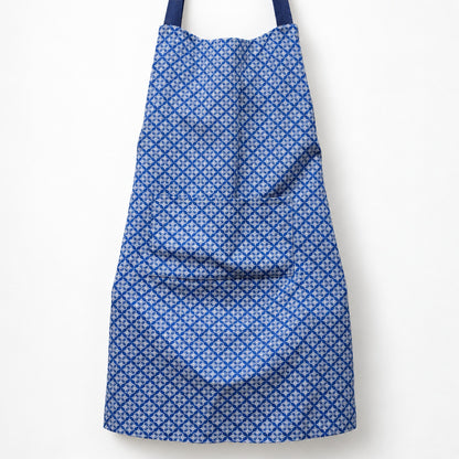 Indigo Adult Shweshwe Apron | Medium