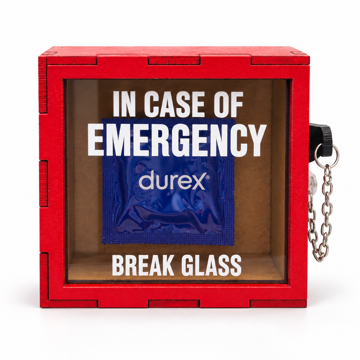 In Case of Emergency Break Glass Box 