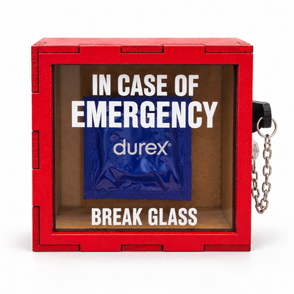 In Case of Emergency Break Glass Box 