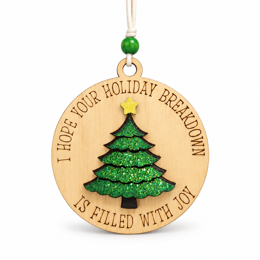 Holiday Breakdown Christmas Ornament