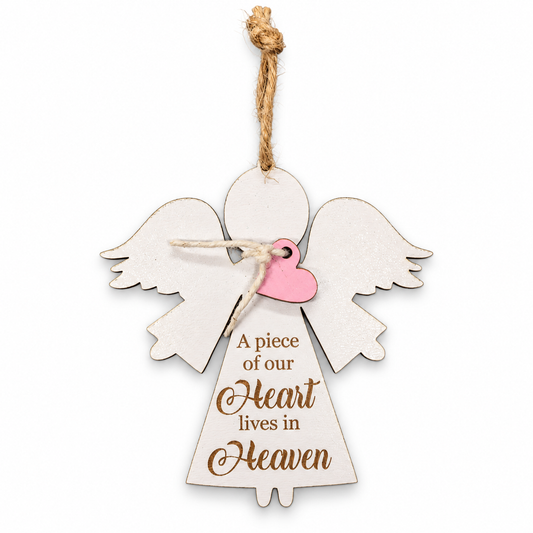 A Piece of Our Heart Lives in Heaven Ornament