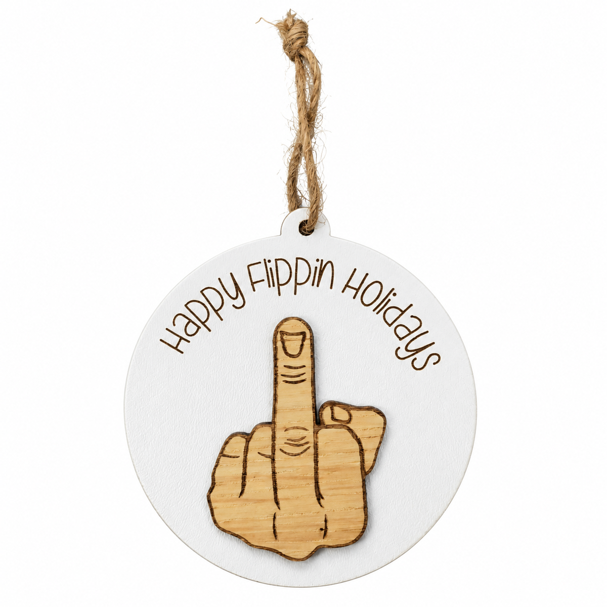 Happy Flippin Holidays Ornament