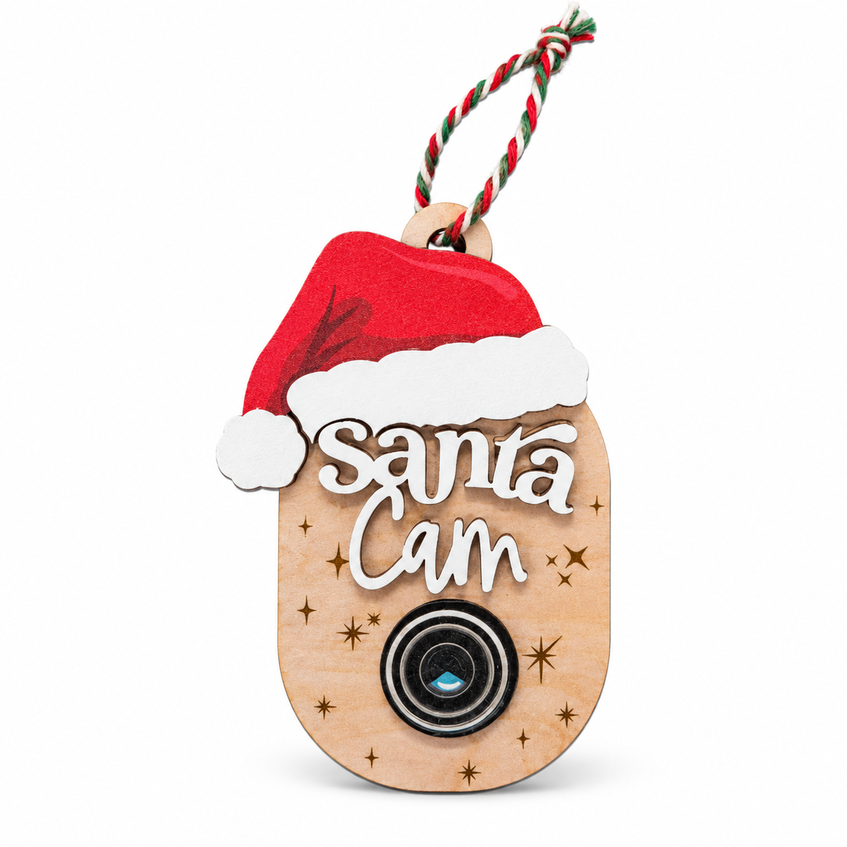 Santa Cam Christmas Ornament