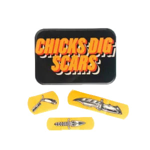 Plaster Tin Chicks Dig Scars 30PCS