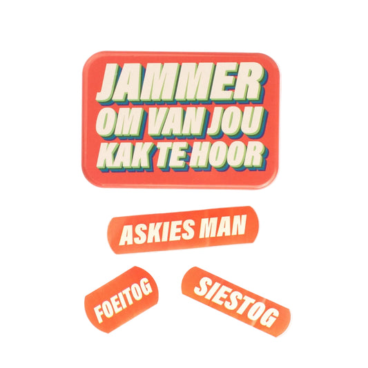 Plaster Tin Jammer 30pcs