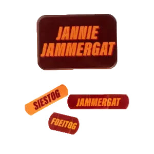 Plaster Tin Jannie Jammergat 30PCS