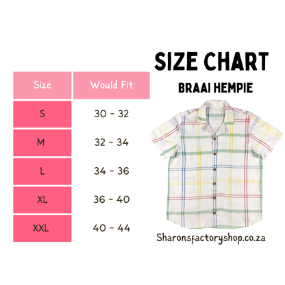 Original Braaibroeke Hempie Colourful