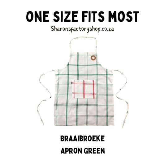 Braaibroeke Apron Green