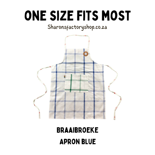Braaibroeke Apron Blue
