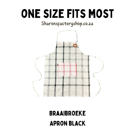 Braaibroeke Apron Black