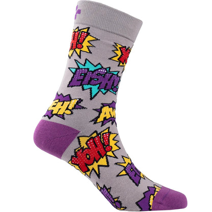 Lekker Logo Sock Doctor adult crew socks with a South African-inspired design