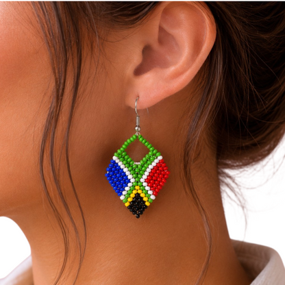 SA Heart Loop Earring