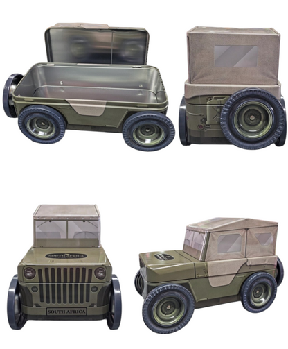 Jeep Tin Storage Box - Sharon's Factory Shop