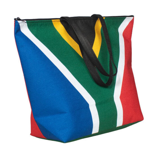 South African Flag Beach Bag