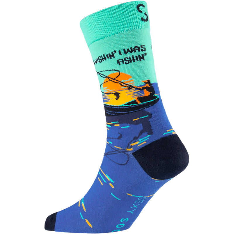 Wishin' I was Fishin' Sexy Socks