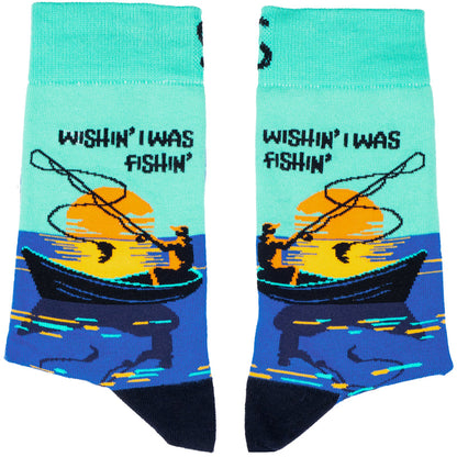 Wishin' I was Fishin' Sexy Socks