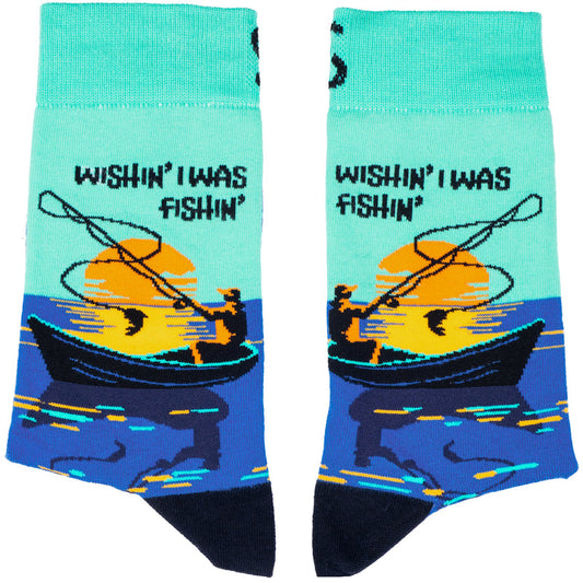 Wishin' I was Fishin' Sexy Socks
