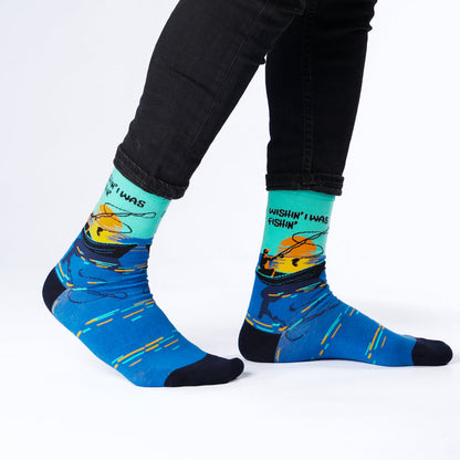 Wishin' I was Fishin' Sexy Socks