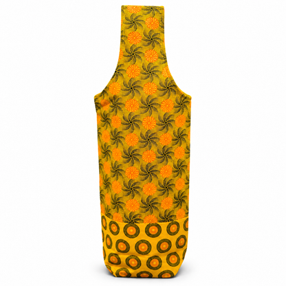 Shweshwe Wine Bottle Carrier