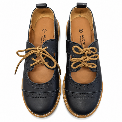 Aldora Black Mary Jane  | Genuine Leather