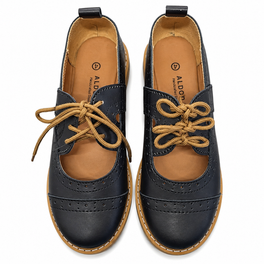 Aldora Black Mary Jane | Genuine Leather - Sharon's Factory Shop