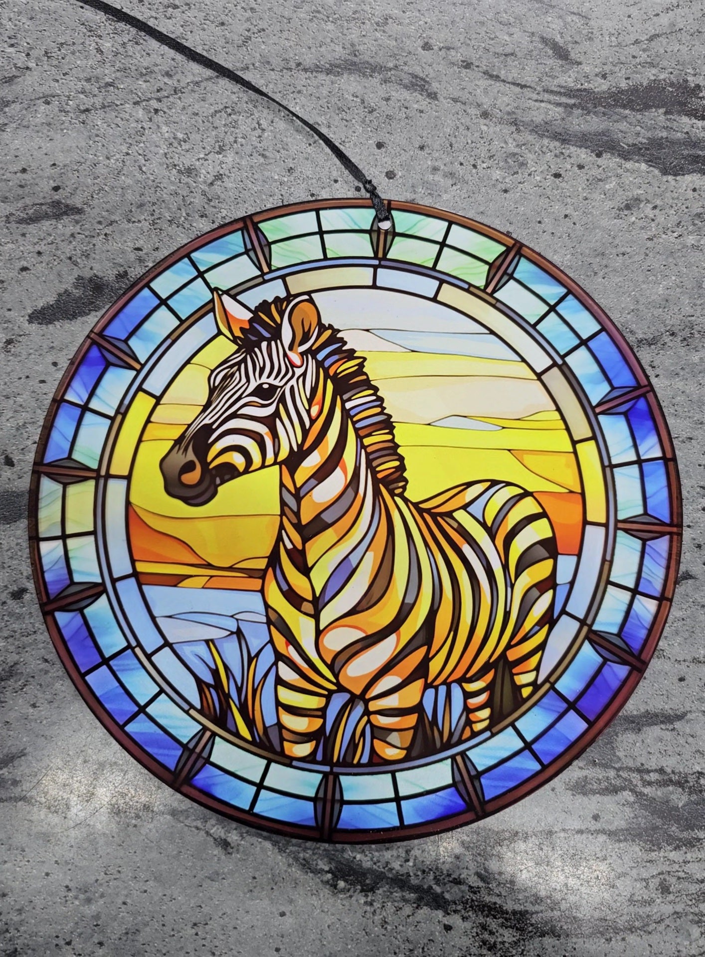 Faux Stained Glass Suncatchers