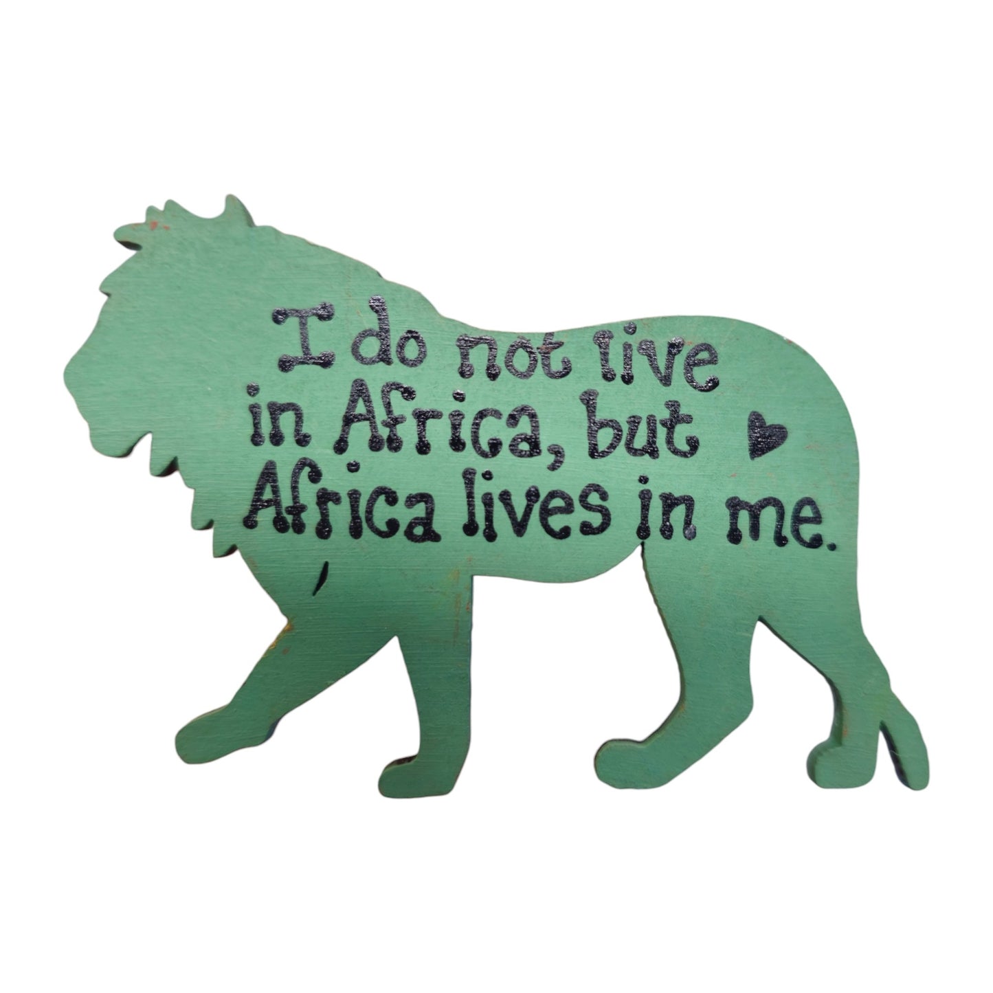 Hand-Painted Lion Magnet
