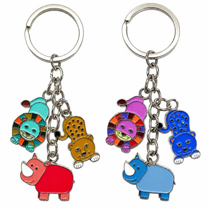 3 Charm Safari Keyring
