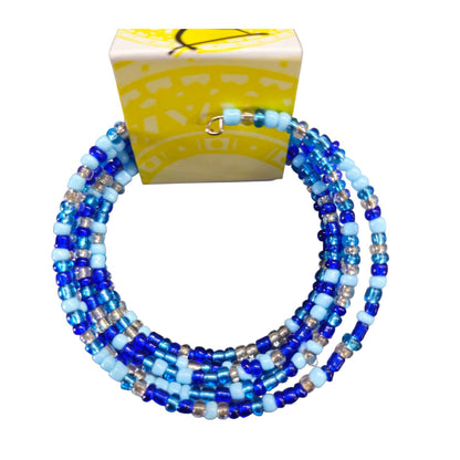 Thin Bead Memory Wire Bracelets