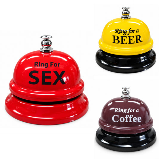 Novelty “Ring For…” Desk Bells | Gag Gift