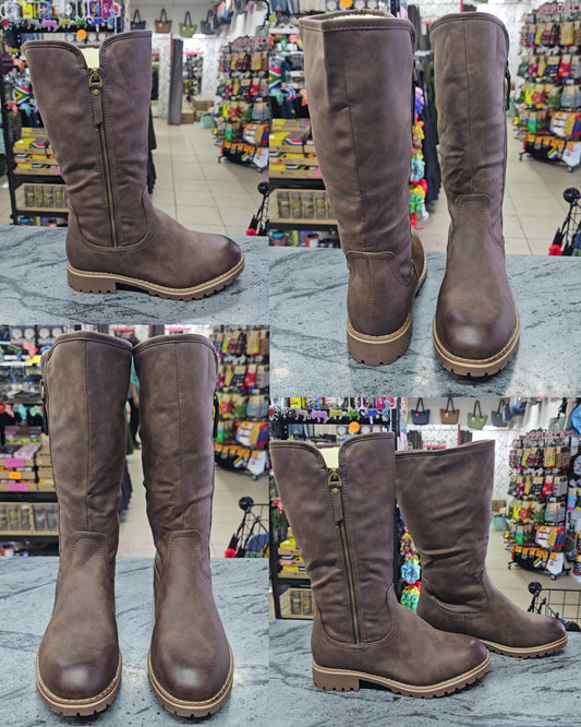 A2 Mid Size Coffee Boot - Sharon's Factory Shop