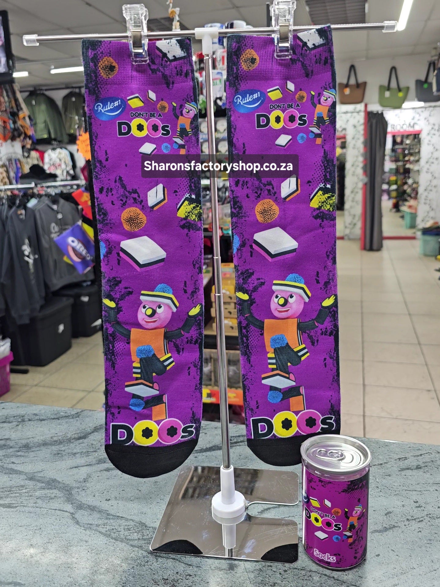 Cheeky Adult Sublimation Can Socks