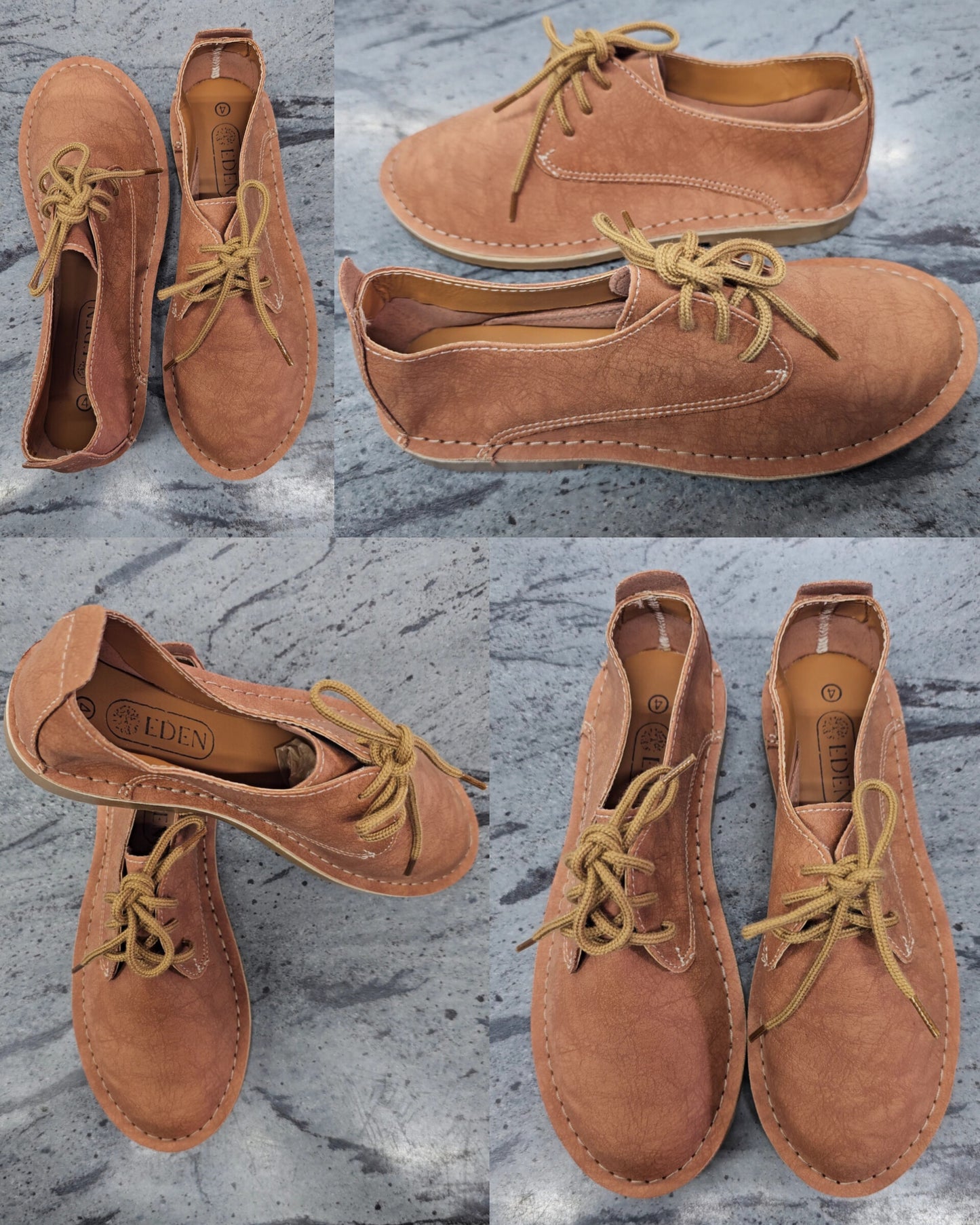 Tan To11 Synthetic Leather Vellies