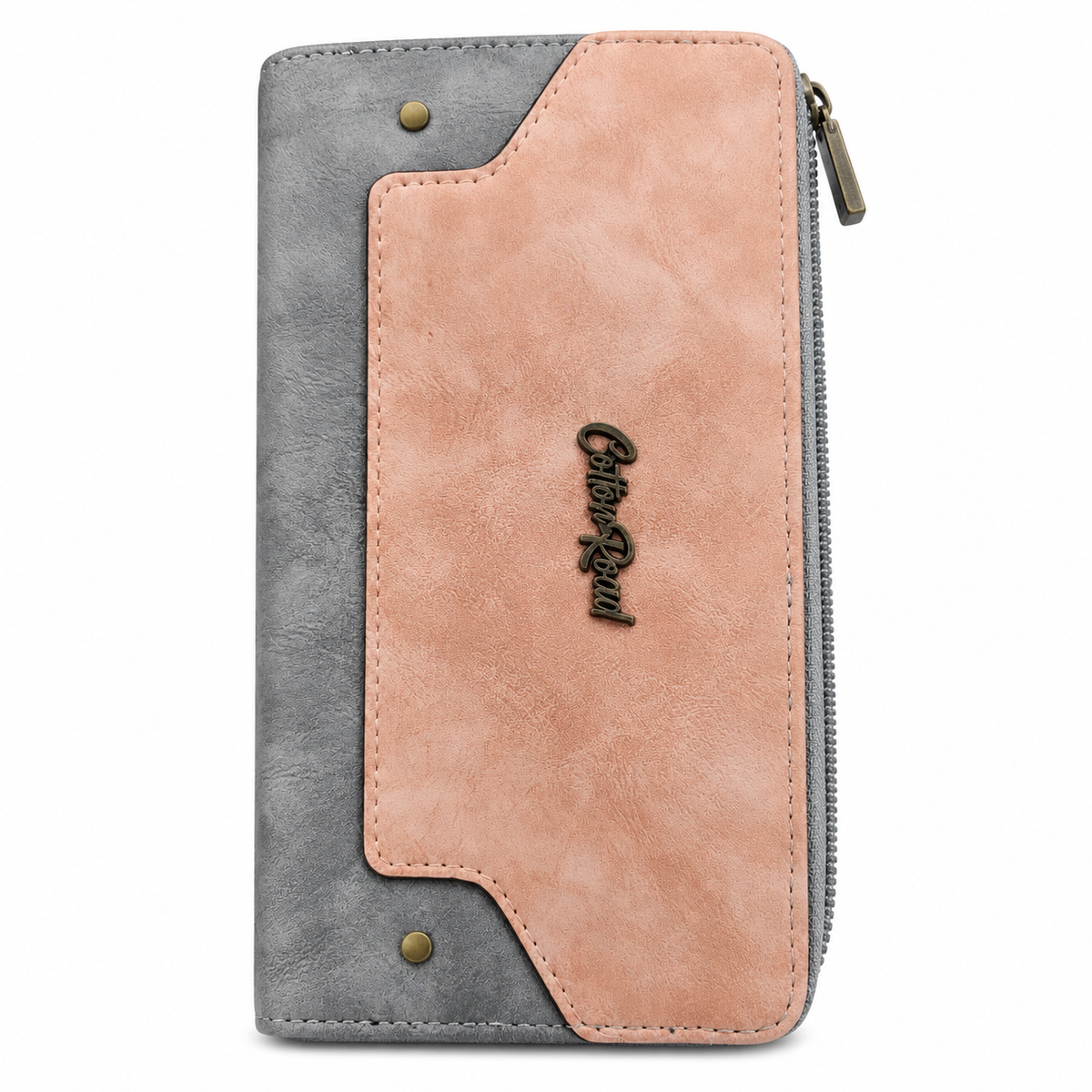 Cotton Road Double Zip Wallet – Panel Detail | P19156