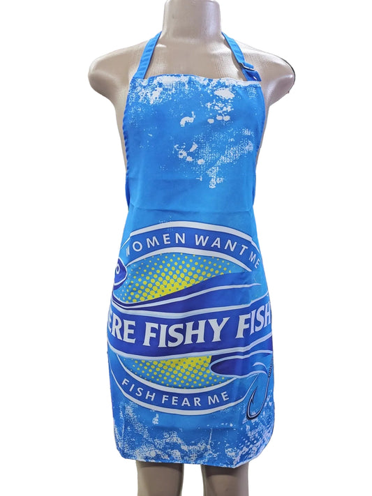 Here Fishy Fishy Parody Apron
