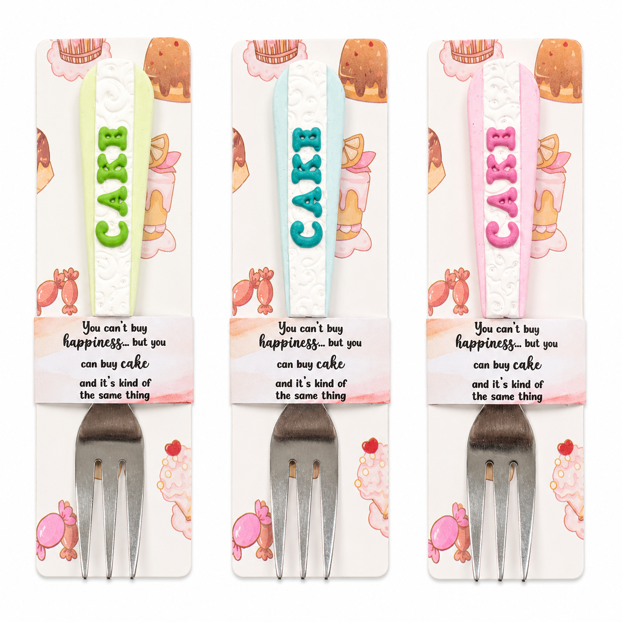 Polymer Clay Cake Fork