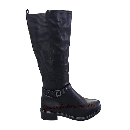 A85-1 Black Stretch Boot