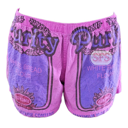 Pink Unisex Flourbag Supa Shorts | Meelbroeke