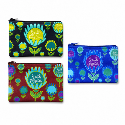 South Africa Protea Coin Purse