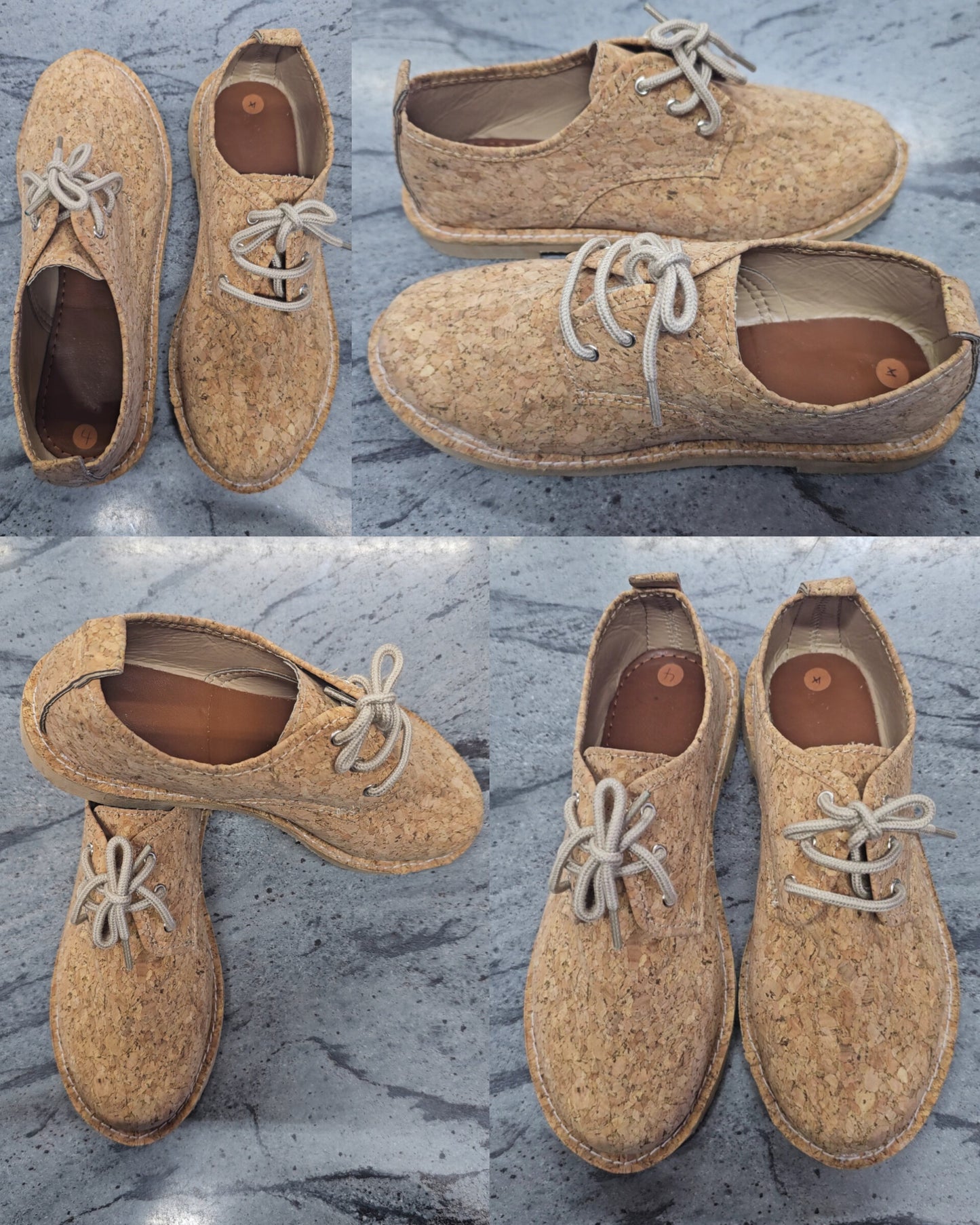 Synthetic Leather Cork Vellies