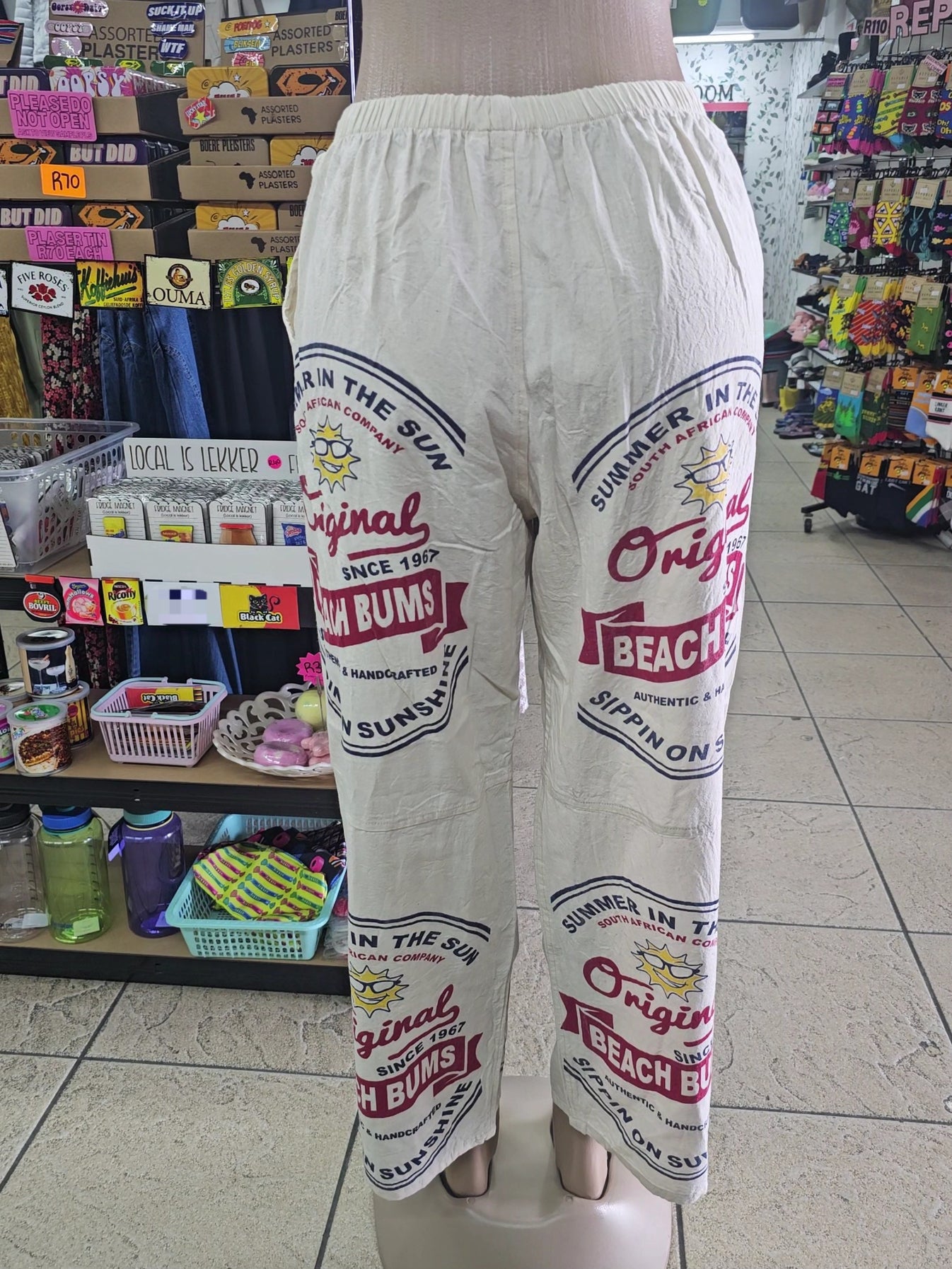 Off white beach bums Flour Bag Cargos