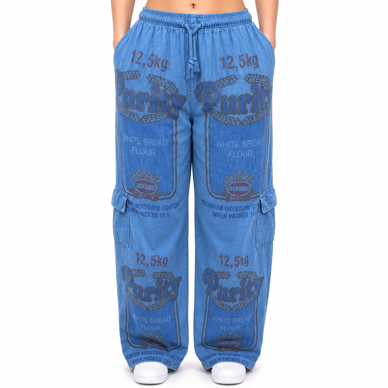 Navy Unisex Flourbag Cargos | Meelbroeke