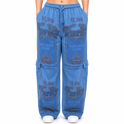 Navy Unisex Flourbag Cargos | Meelbroeke