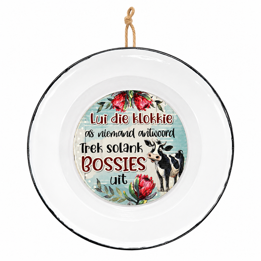 Enamel Plate Wall Sign 22cm