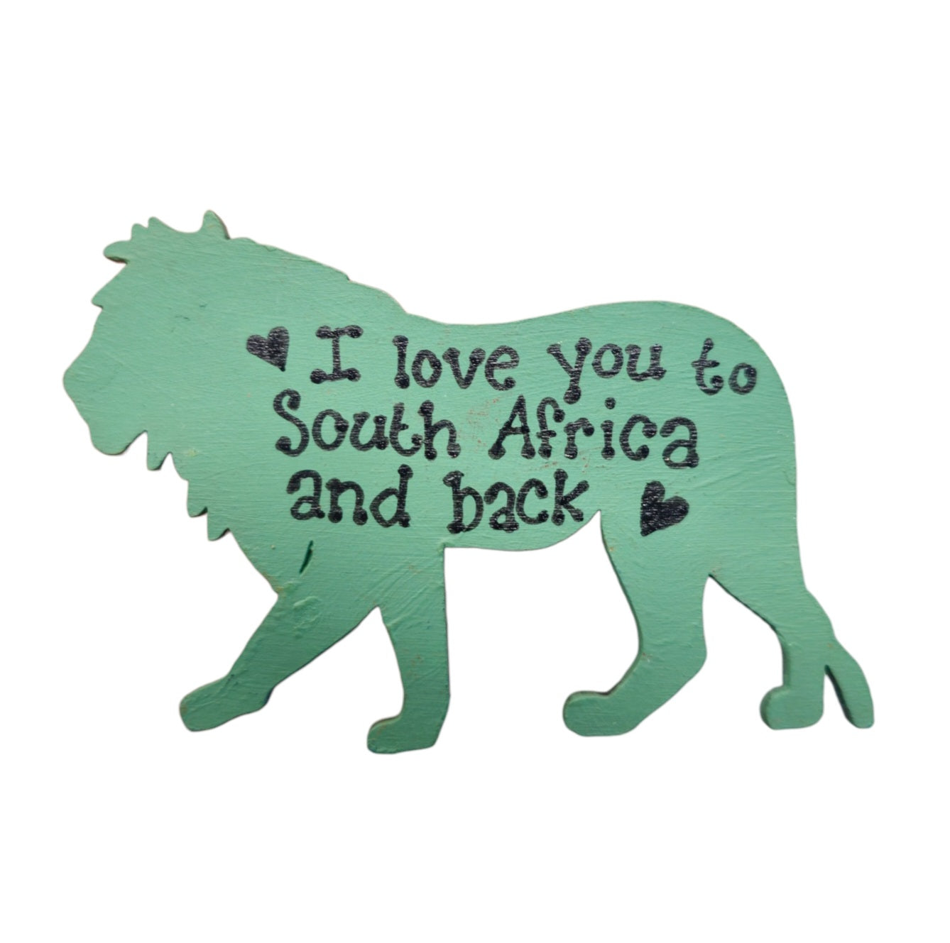 Hand-Painted Lion Magnet