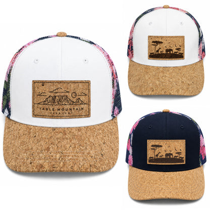 Adult South Africa Cork & Protea Mesh Trucker Cap