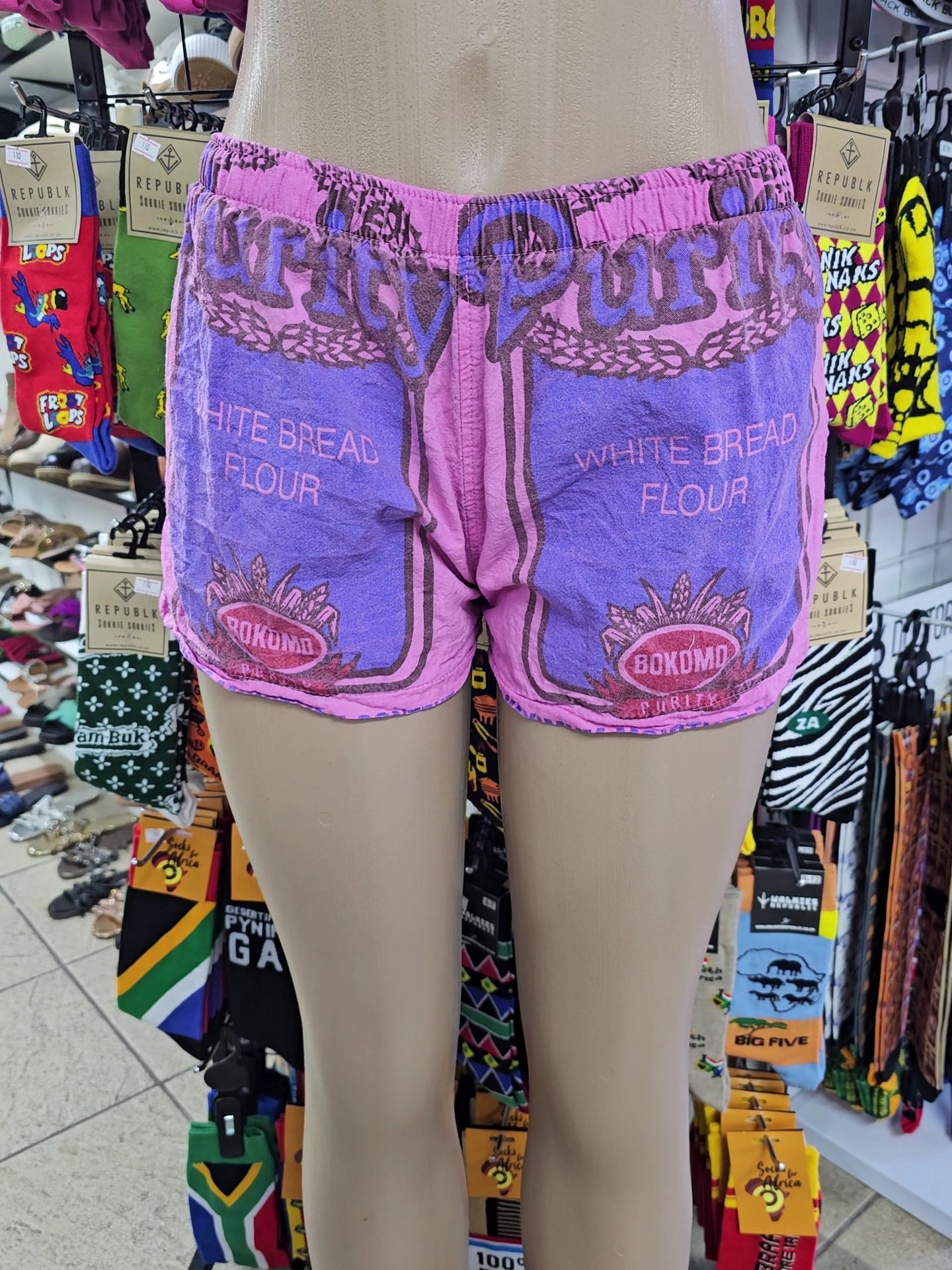Pink Supa Shorts Flour bag