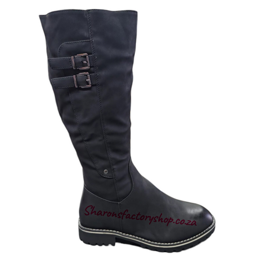 A3 Black Long Boot