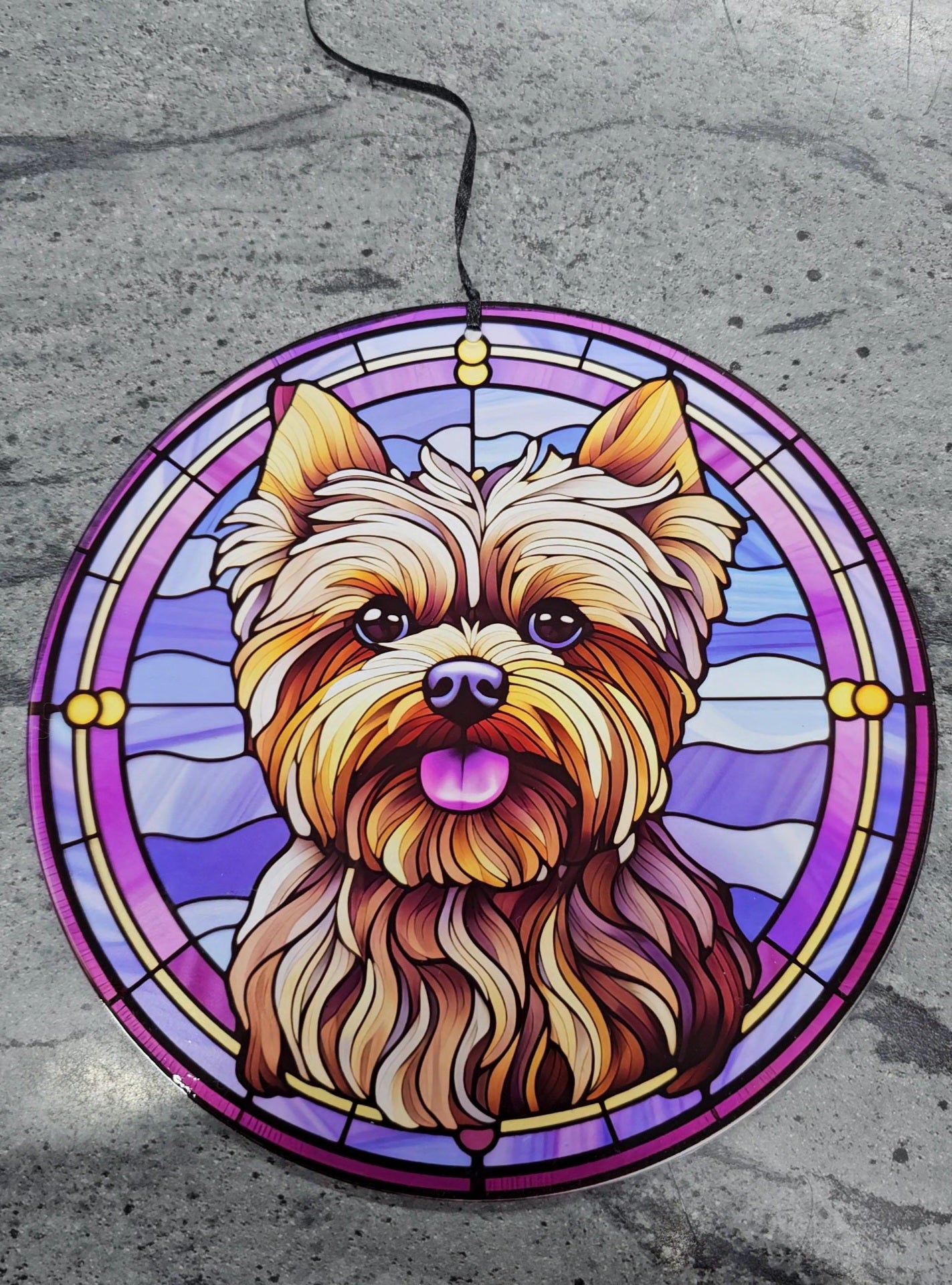 Faux Stained Glass Suncatchers