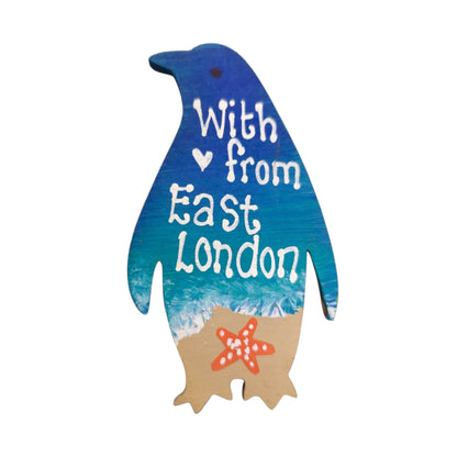 Hand-Painted South African Penguin Magnets